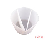 Clear Silicone Epoxy Resin Mixing Cups for DIY Jewelry Making