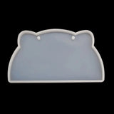 Clear Silicone Indicator Signs Card Epoxy Resin Mold DIY Door Plate Resin Mold