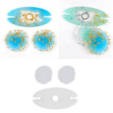 Clear Silicone Mold Coaster Tray for DIY Wine Bottle Holder
