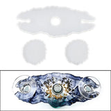 Clear Silicone Mold Coaster Tray for DIY Wine Bottle Holder