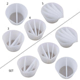 Clear Silicone Reusable Mixing Measuring Cup for Epoxy Resin DIY
