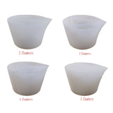 Clear Silicone Reusable Mixing Measuring Cup for Epoxy Resin DIY