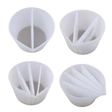Clear Silicone Reusable Mixing Measuring Cup for Epoxy Resin DIY