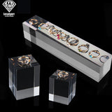 Acrylic Jewelry Display Block Stand Organizer