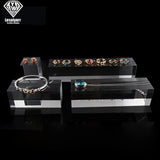 Acrylic Jewelry Display Block Stand Organizer