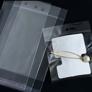 Clear Cellophane Bags for Jewelry Self Sealing Adhesive