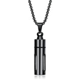 Clear Tube Perfume Bottle Necklace Diffuser Pendant