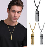 Clear Tube Perfume Bottle Necklace Diffuser Pendant
