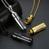 Clear Tube Perfume Bottle Necklace Diffuser Necklace Pendant Perfume Necklace