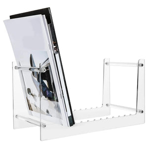 Clear Vinyl Record Stand Holder for Desktop Album Storage