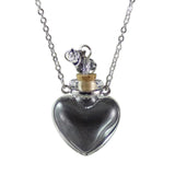 Water Drop Perfume Bottle Necklace for Women