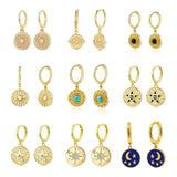 Zircon Snake Stud Earring Crystal Piercing Jewelry