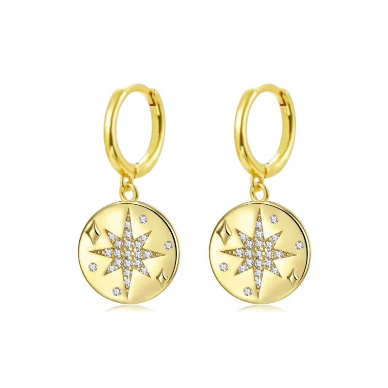 Zircon Snake Stud Earring Crystal Piercing Jewelry