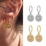 Zircon Snake Stud Earring Crystal Piercing Jewelry