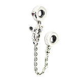 925 Silver Safety Chain Beads for DIY Jewelry Making