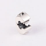 925 Sterling Silver Mickey Minnie Clip Charm Bead Moments Bracelet DIY Gift