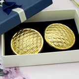 Round Shaped Clip Earrings for Women - Modern Stud Earrings for Halloween Xmas