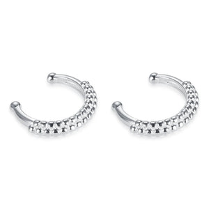 Clip Earrings for Women Stud Fake Piercing Punk Style Jewelry