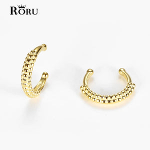 Clip Earrings for Women Stud Fake Piercing Punk Style Jewelry