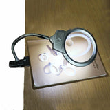 Desktop Illuminated Magnifier Magnifying Glass LED Lamp Clip On