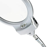 Desktop Illuminated Magnifier Magnifying Glass LED Lamp Clip On