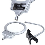 Desktop Illuminated Magnifier Magnifying Glass LED Lamp Clip On