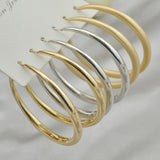 Circle Clip-On Earrings for Women Non-Pierced Girls Jewelry
