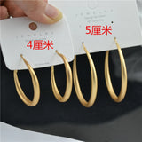 Circle Clip-On Earrings for Women Non-Pierced Girls Jewelry