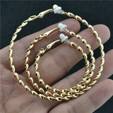 Big Circle Silver Plating Earrings for Women
