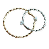 Big Circle Silver Plating Earrings for Women