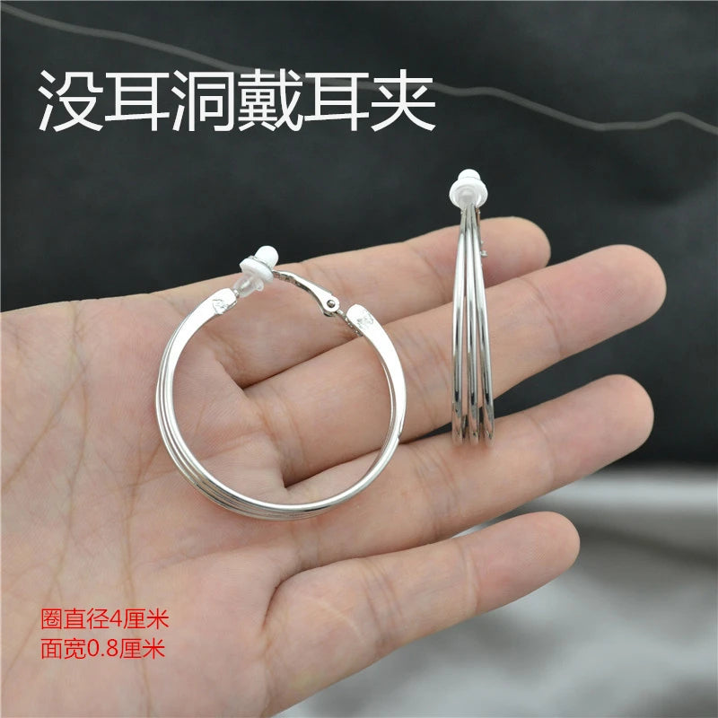 Non Pierced Clip On Earrings for Women Girls