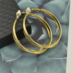 Clip-on Earrings for Women Non-allergenic Painless No Piercing Needed