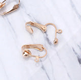 Clip-on Earring Converter with Comfort Pads for DIY Earring