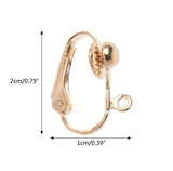 Clip-on Earring Converter with Comfort Pads for DIY Earring