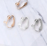 Clip-on Earring Converter with Comfort Pads for DIY Earring