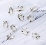 Clip-on Earring Converter with Comfort Pads for DIY Earring