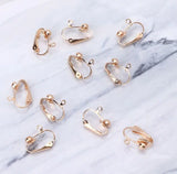 Clip-on Earring Converter with Comfort Pads for DIY Earring
