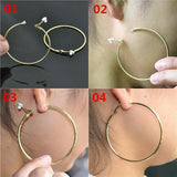 Clip on Ear Earrings Multicolor Beaded Ladies Earring