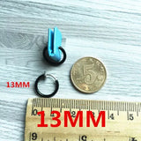Round Clip On Ear Earrings Non-Piercing Jewelry for Women Men Sister