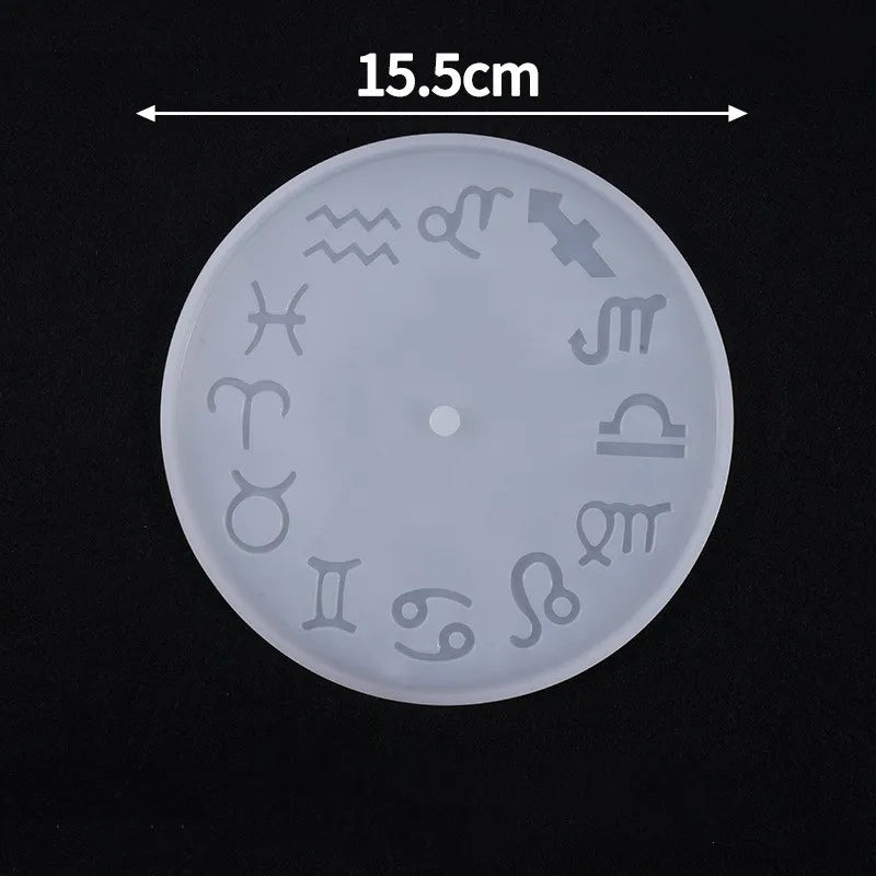 Clock Mold Crystal Liquid Silicone Epoxy Jewelry Resin Mold