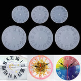 Clock Mold Crystal Liquid Silicone Epoxy Jewelry Resin Mold