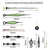 Clock Movement Set Quartz Movement Replacement, DIY Watch Parts