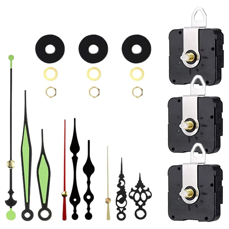 Clock Movement Set Quartz Movement Replacement, DIY Watch Parts