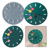 Round Clock Silicone Mold for Resin Casting DIY Wall Clock