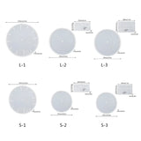 Large Number Clock Silicone Mold Epoxy Clock for Resin