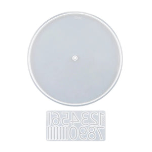 Large Number Clock Silicone Mold Epoxy Clock for Resin