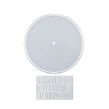 Large Number Clock Silicone Mold Epoxy Clock for Resin