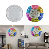 Clock Silicone Mold DIY Square Round Clock Watch Mold Wall Hanging