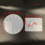 Clock Silicone Mold DIY Square Round Clock Watch Mold Wall Hanging