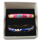 Cloisonne Bangle Set Enamel Women's Bracelet Jewelry Gift